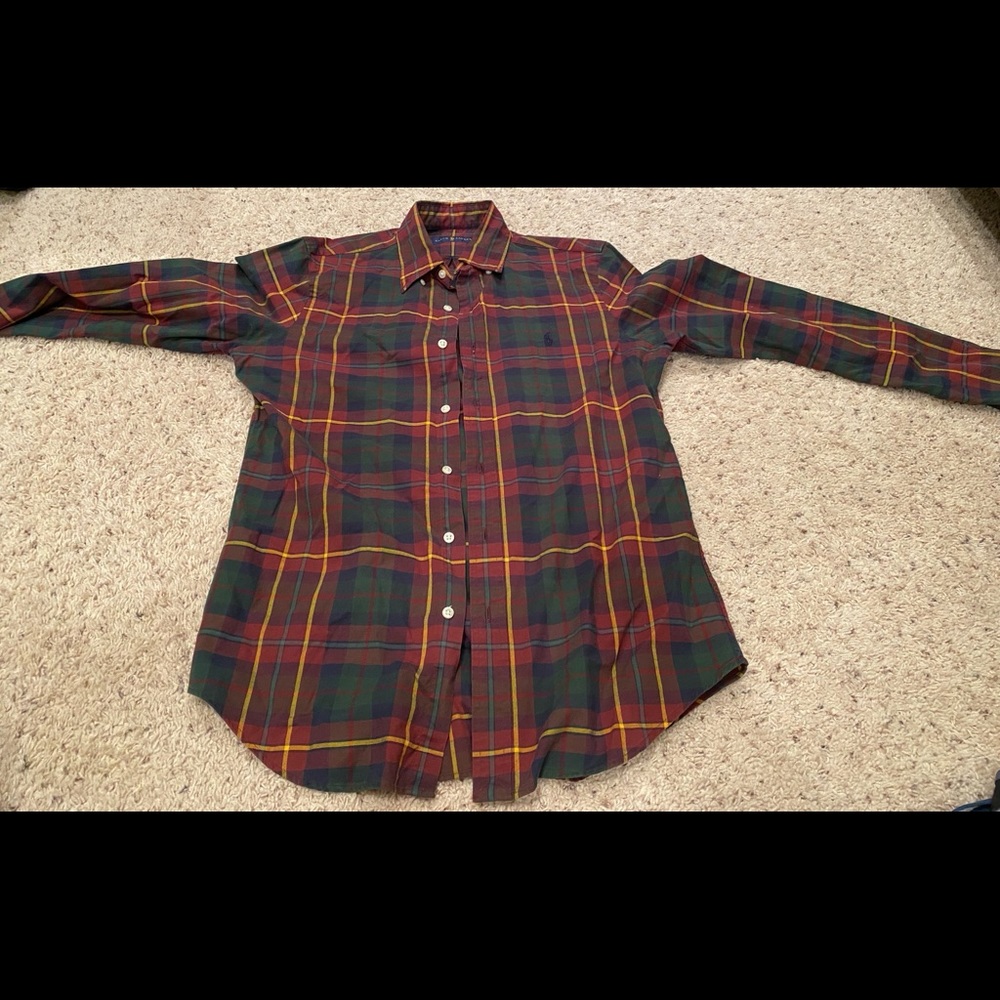 Polo Ralph Lauren button up plaid cotton